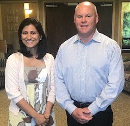 CEO of Pinnacle Rob Anderson and Priyanka Chauhan