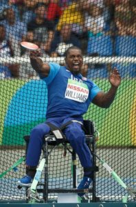 Johnnie Williams at the 2016 Paralympics in Rio