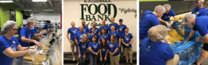 Pinnacle team members volunteering at Regional Food Bank of Oklahoma in 2018